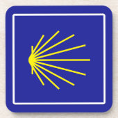 Camino de Santiago Sign, Spanje Onderzetter (Voorkant)