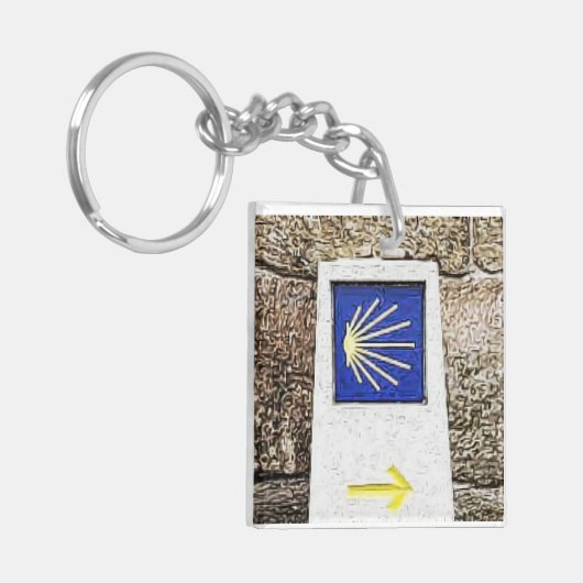 Camino de santiago sleutelhanger (Voorkant Links)