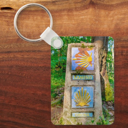 Camino de Santiago Sleutelhanger (Voorkant)