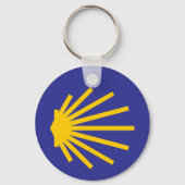 Camino de Santiago Sleutelhanger – Yellow Arrow &  (Voorkant)