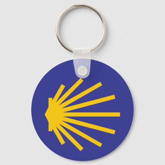 Camino de Santiago Sleutelhanger – Yellow Arrow &  (Voorkant)
