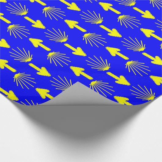 Camino de Santiago Symbolen Cadeaupapier (Hoek)