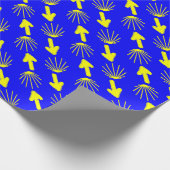 Camino de Santiago Symbolen Cadeaupapier (Hoek)