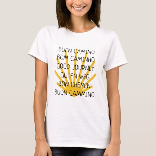 Camino de Santiago T-Shirt (Voorkant)
