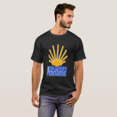 Camino de Santiago T-shirt (Voorkant volledig)