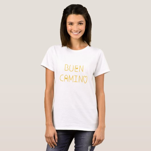 Camino de Santiago T-Shirt (Voorkant volledig)