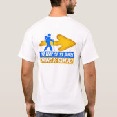 Camino de Santiago T-Shirt (Achterkant)