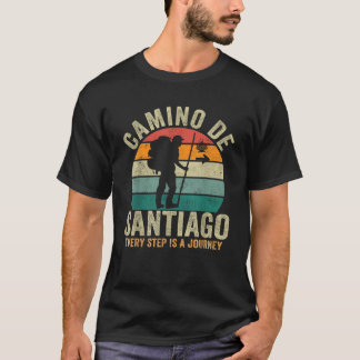 Camino de Santiago Tshirt Vrouwen Spanje Pelgrim W