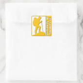 Camino de Santiago Vierkante Sticker (Tas)