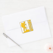 Camino de Santiago Vierkante Sticker (Envelop)