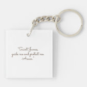 Camino de Santiago Walking Sleutelhanger (Achterkant)