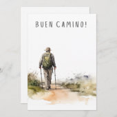 Camino de Santiago Wandelen Man Kaart (Voorkant / Achterkant)