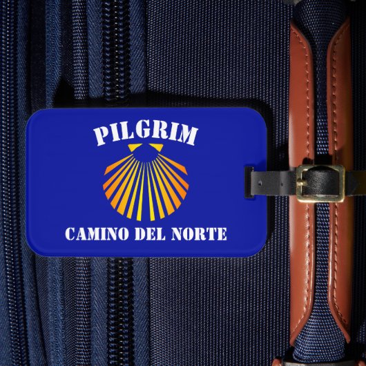 Camino del Norte pelgrims Bagagelabel (Voorkant Insitu 4)