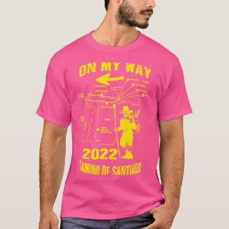 Camino des Santiago 2022 Way of St. James Spanje P T-shirt