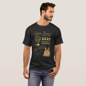Camino Frances French Way 2023 Santiago de Compost T-shirt (Voorkant volledig)