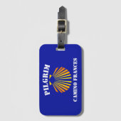 Camino Frances pelgrims Bagagelabel (Voorkant (verticaal))