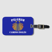 Camino Inglés pelgrims Bagagelabel (Voorkant (horizontaal))