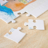 Camino Santiago St Jacques James Travel Poster Legpuzzel (Zijkant)