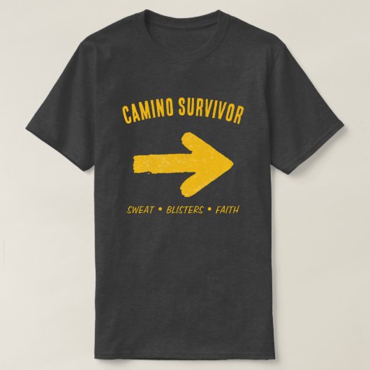 Camino Survivor T-shirt – Buen Camino Gift (Design voorkant)