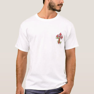 Camino voor en achter kruis t-shirt