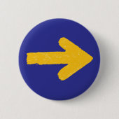 Camino Yellow Arrow Button Camino de Santiago (Voorkant)