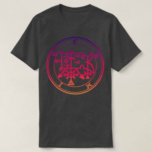 Camio Sigil geeft inzicht in Paarse dieren T-shirt (Design voorkant)