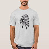 Camisa A&J vermel ha indio caveira T-shirt (Voorkant)