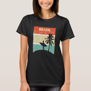 Camisa Brasil Surf Surfing Rio de Janeiro Brazilië T-shirt