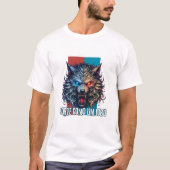 camisa com estampa de lobo t-shirt (Voorkant)