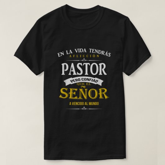 camisa cristianas para pastor Christelijk243 T-shirt (Design voorkant)