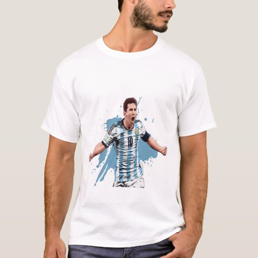 CAMISA DE MESSI T-SHIRT (Voorkant)