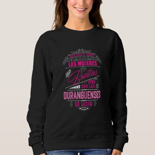Camisa De Mujer Duranguense de Durango Mexico Trui (Voorkant)