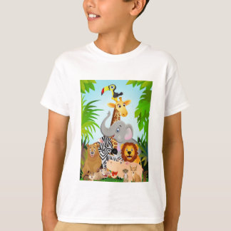 camisa de niño de safari. t-shirt