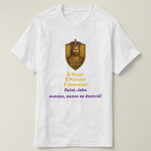 Camisa de Torcedor - Saint John FC. T-shirt (Design voorkant)
