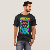 Camisa descolada macaco t-shirt (Voorkant volledig)