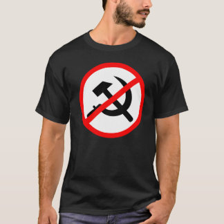 Camisa escura Anti-Comunismo T-shirt