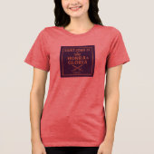 Camisa Feminina Honra & Glória Saint John FC. Tri-Blend Shirt (Voorkant)