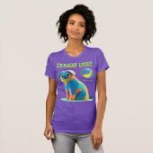 Camisa Happy dog, Patas dadas T-shirt (Voorkant volledig)