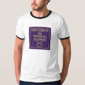 Camisa Honra & Glória Saint John FC. T-shirt (Voorkant)
