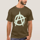 Camisa masculina de anarquismo t-shirt (Voorkant)