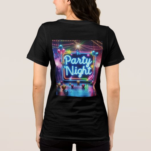 Camisa Party Time Tri-Blend Shirt (Achterkant)