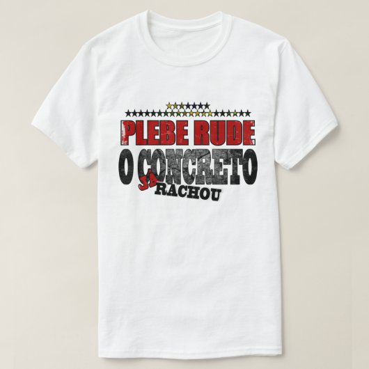 CAMISA PLEBE RUDE T-SHIRT (Design voorkant)