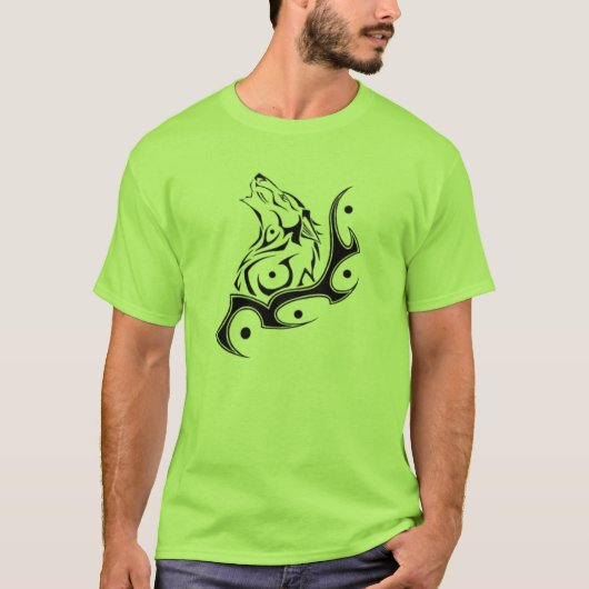Camisa Wolf Tribal T-shirt (Voorkant)