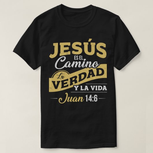 Camisas Cristianas delarga sobre Jezus T-shirt (Design voorkant)