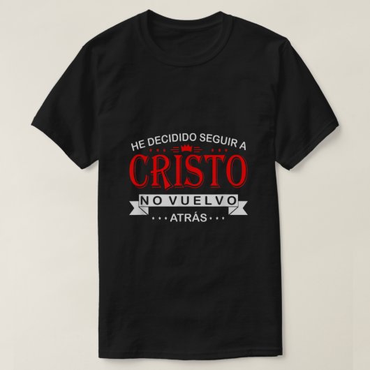 camisas cristianas en espanol Spaans Christelijk T-shirt (Design voorkant)