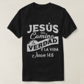 Camisas de Jesus con versiculos de la Biblia T-shirt (Design voorkant)