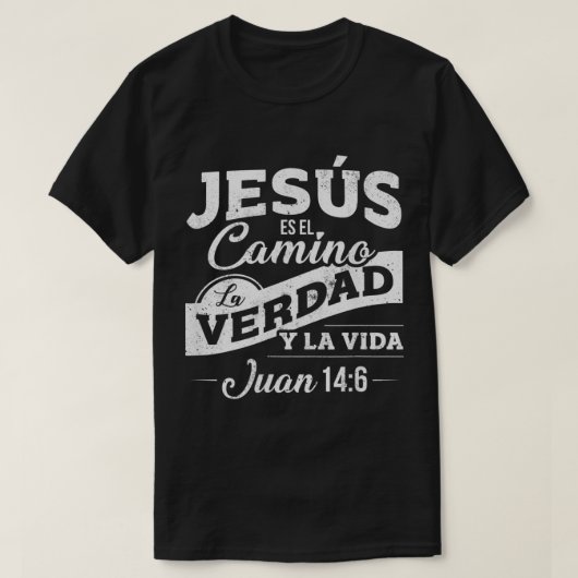 Camisas de Jesus con versiculos de la Biblia T-shirt (Design voorkant)