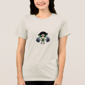 Camiseta Academia - Meninas Super Poderosas Tri-Blend Shirt (Voorkant)