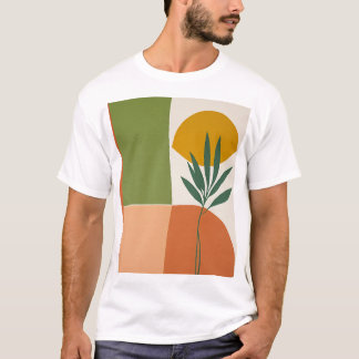 camiseta adulto planta boho t-shirt