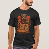 Camiseta Adulto Schrodinger's Zombie Cat - Front T-shirt (Voorkant)